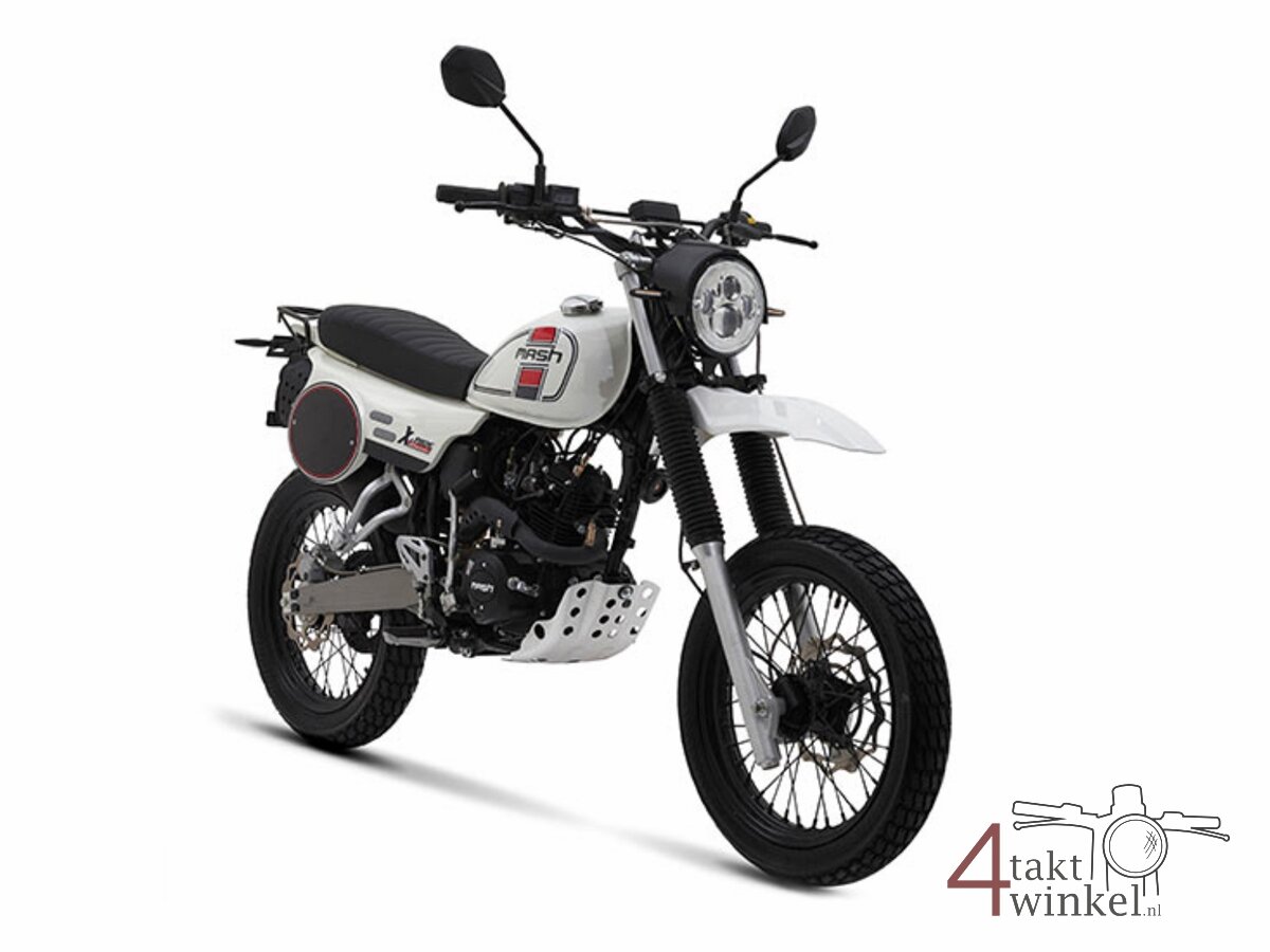 Verkocht! Mash X-ride, 50cc, Euro 5, Wit, gebruikt