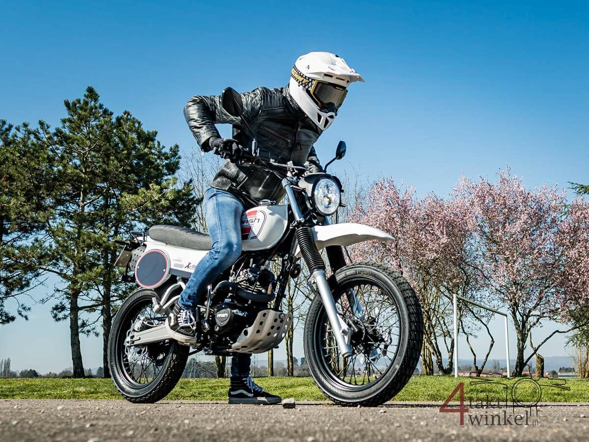 Verkocht! Mash X-ride, 50cc, Euro 5, Wit, gebruikt