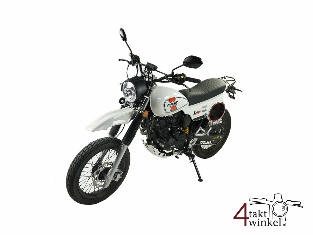 Verkocht! Mash X-ride, 50cc, Euro 5, Wit, gebruikt