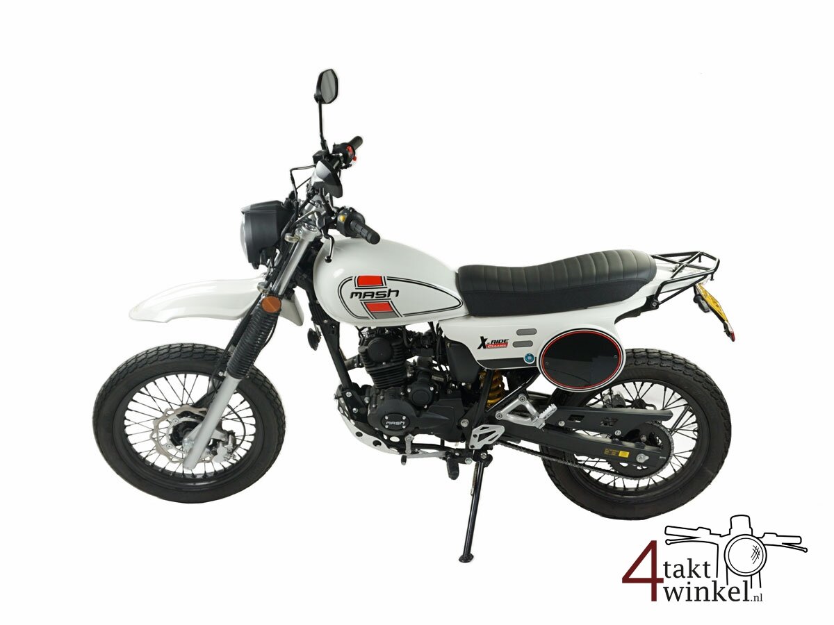 Verkocht! Mash X-ride, 50cc, Euro 5, Wit, gebruikt
