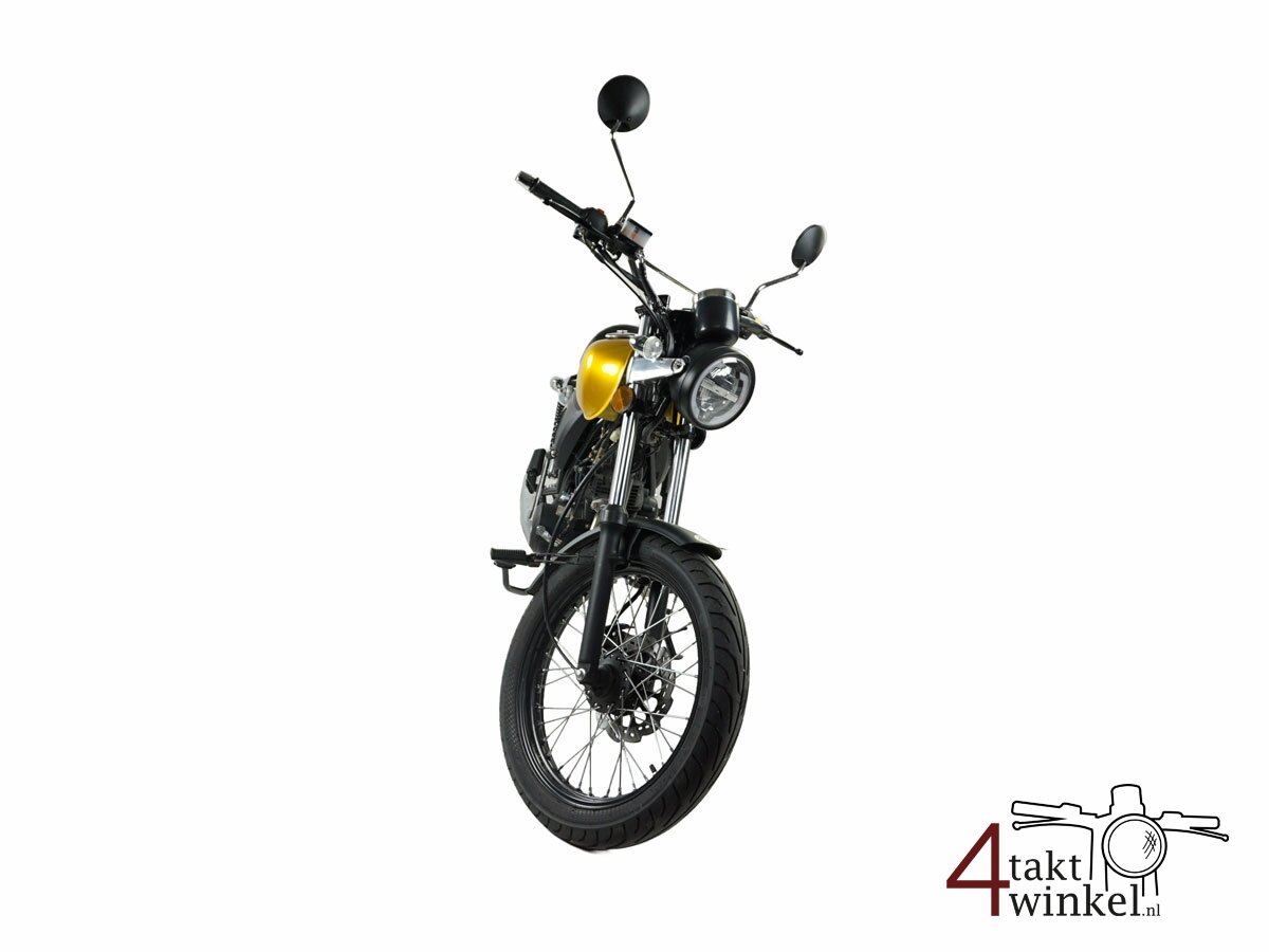 Verkocht! Mash Fifty, 50cc, goud, Euro 5, 2575km