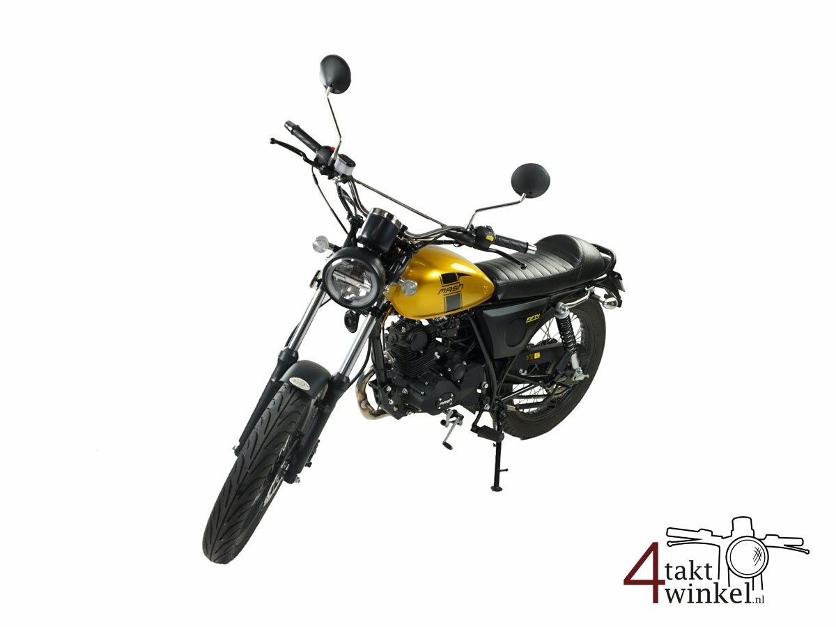 Verkocht! Mash Fifty, 50cc, goud, Euro 5, 2575km