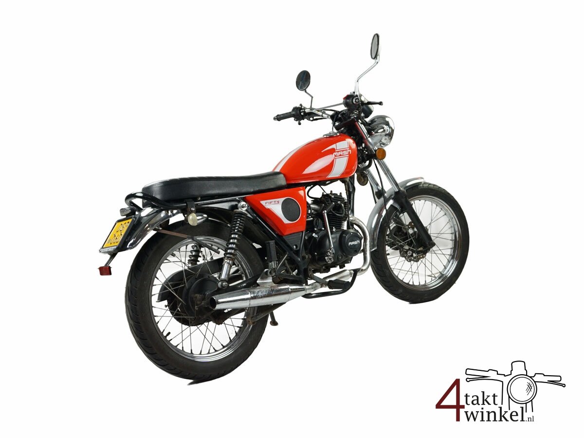 VERKOCHT ! Mash Fifty, 50cc, Rood Euro 4, 14138km