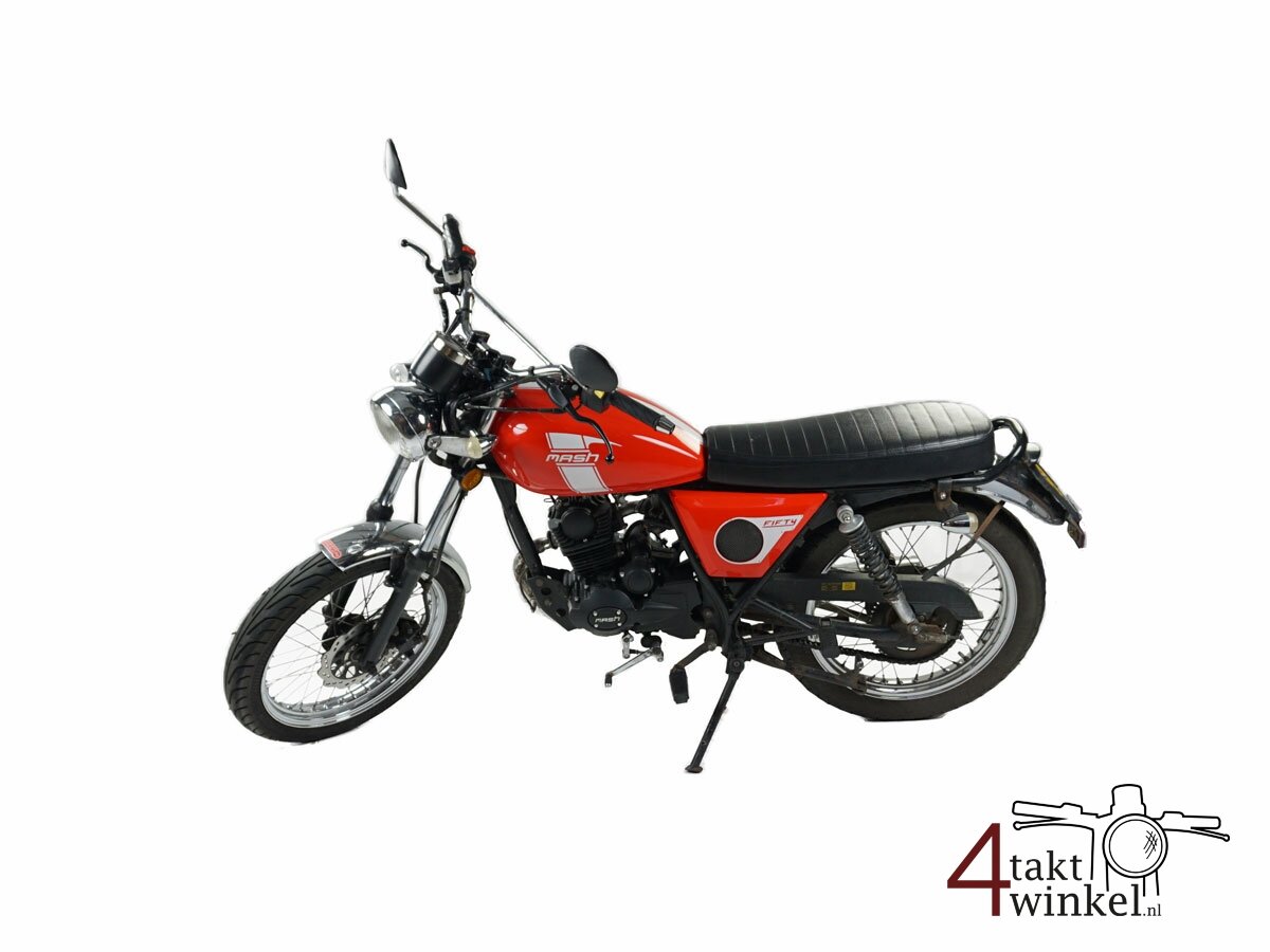 VERKOCHT ! Mash Fifty, 50cc, Rood Euro 4, 14138km