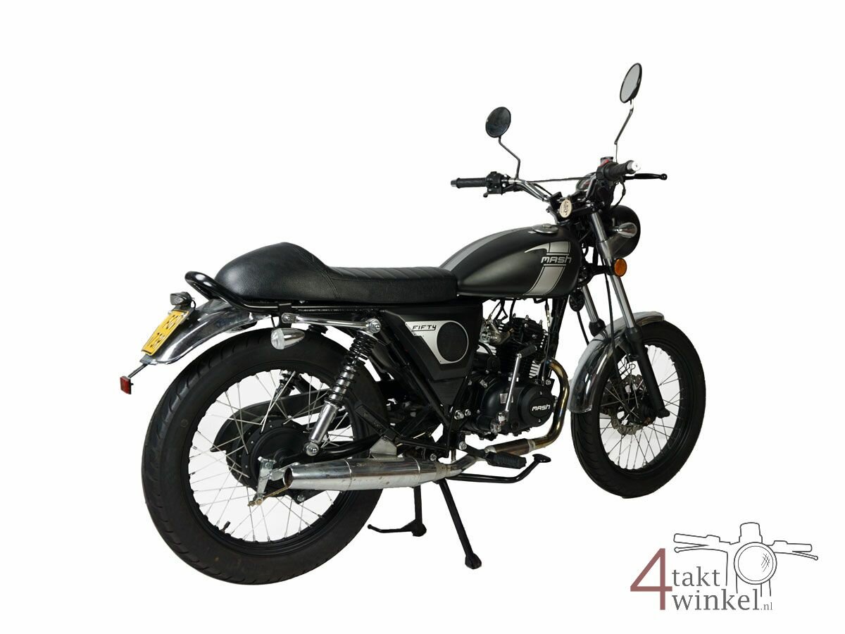 Mash Fifty, 70cc, zwart, Euro 5, 3504km