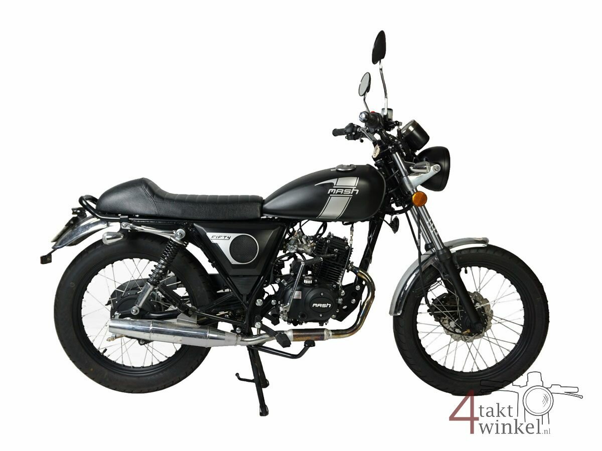 Mash Fifty, 70cc, zwart, Euro 5, 3504km