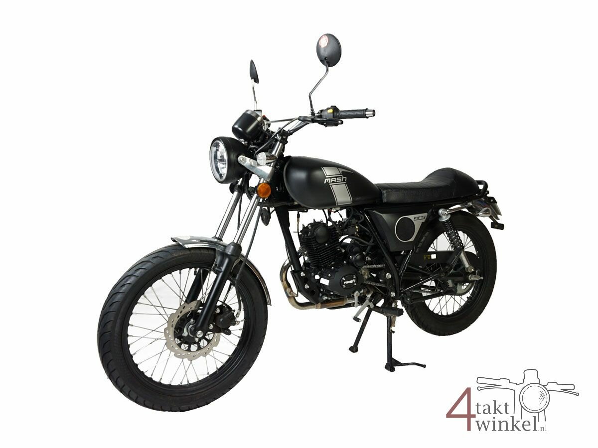 Mash Fifty, 70cc, zwart, Euro 5, 3504km