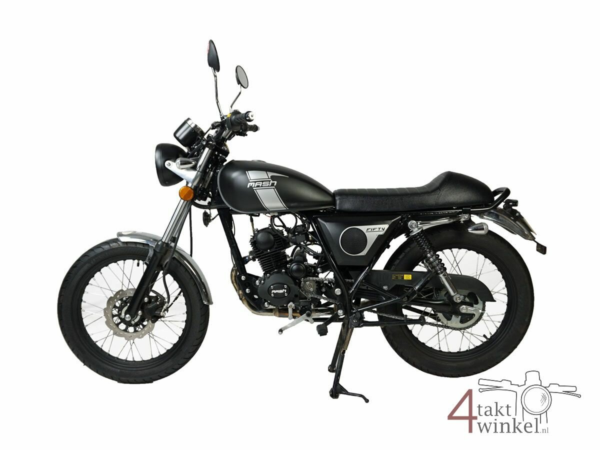 Mash Fifty, 70cc, zwart, Euro 5, 3504km