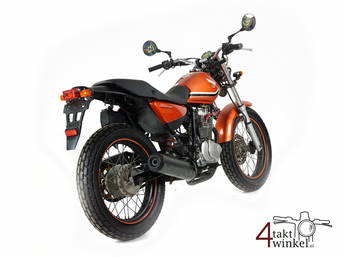 VERKOCHT Honda FTR223, oranje, 14593km