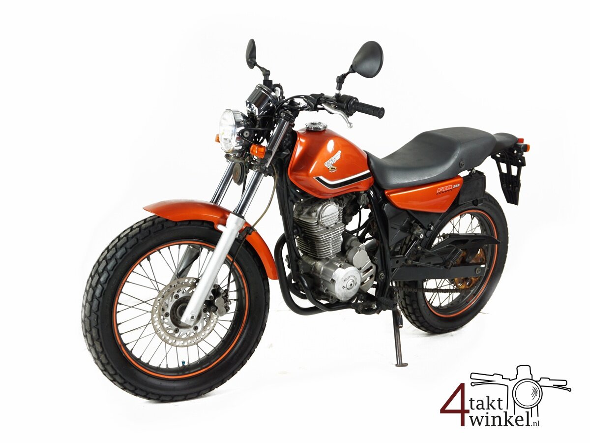 VERKOCHT Honda FTR223, oranje, 14593km