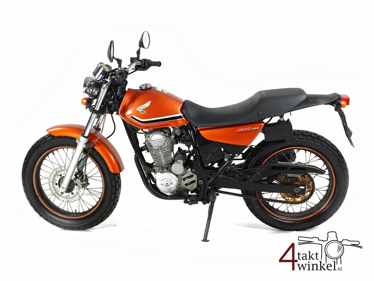 VERKOCHT Honda FTR223, oranje, 14593km