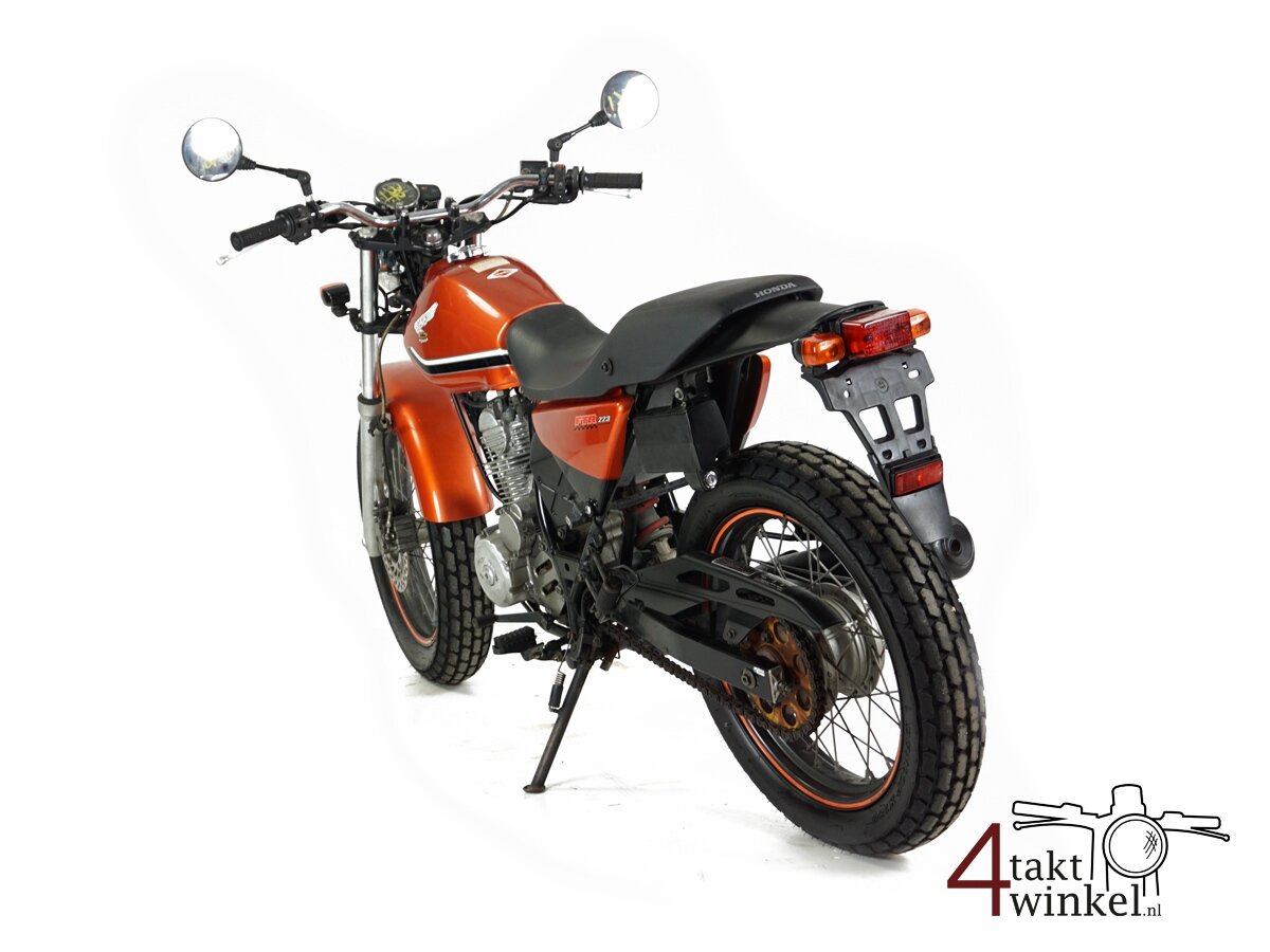 VERKOCHT Honda FTR223, oranje, 14593km