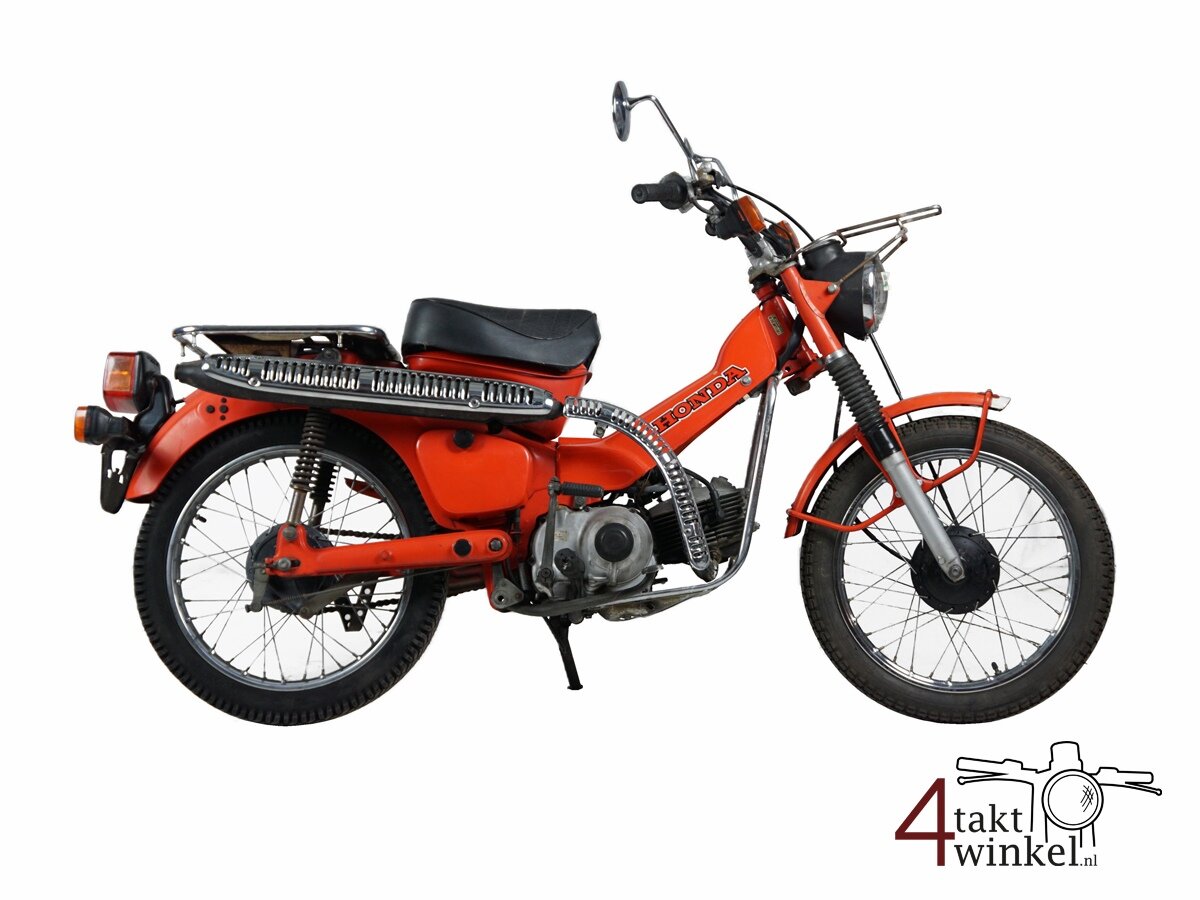 VERKOCHT ! Honda CT110, rood, 18479km