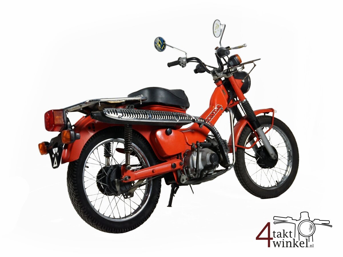 VERKOCHT ! Honda CT110, rood, 18479km