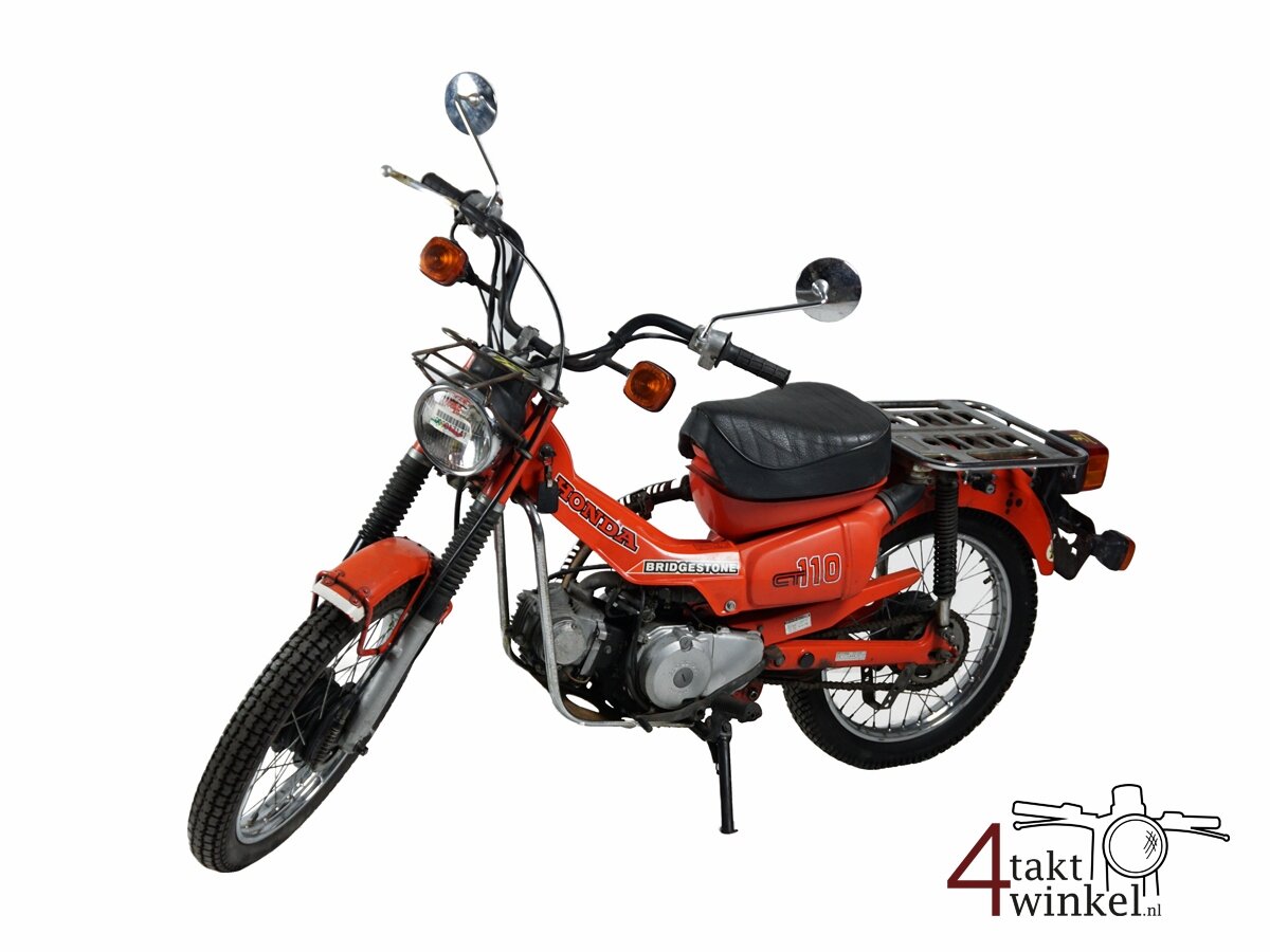 VERKOCHT ! Honda CT110, rood, 18479km