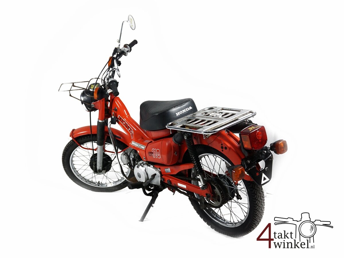 VERKOCHT ! Honda CT110, rood, 18479km