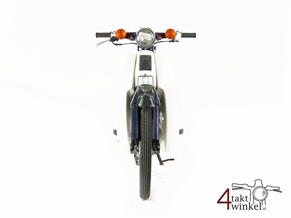 VERKOCHT ! Honda C50, blauw, 8419km