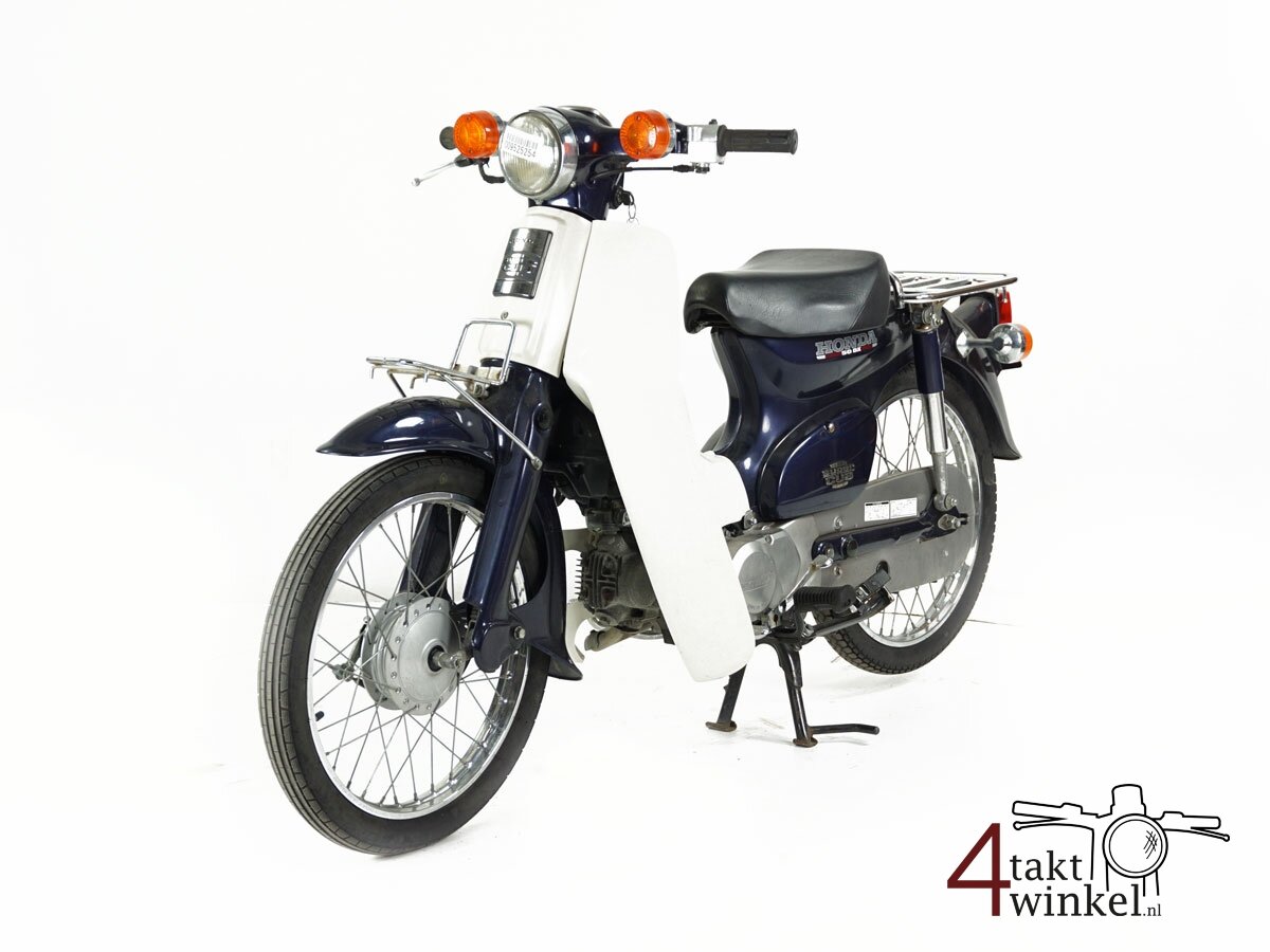 VERKOCHT ! Honda C50, blauw, 8419km