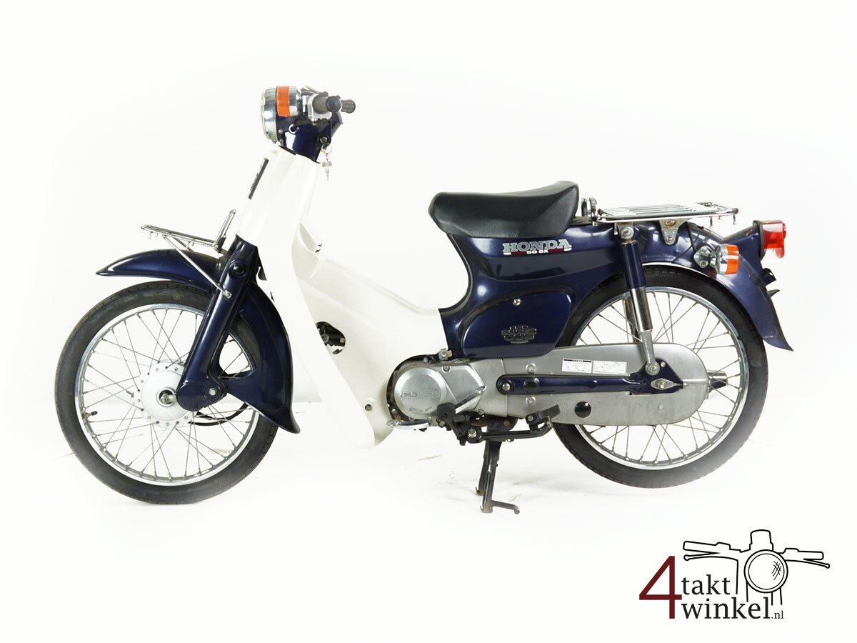 VERKOCHT ! Honda C50, blauw, 8419km