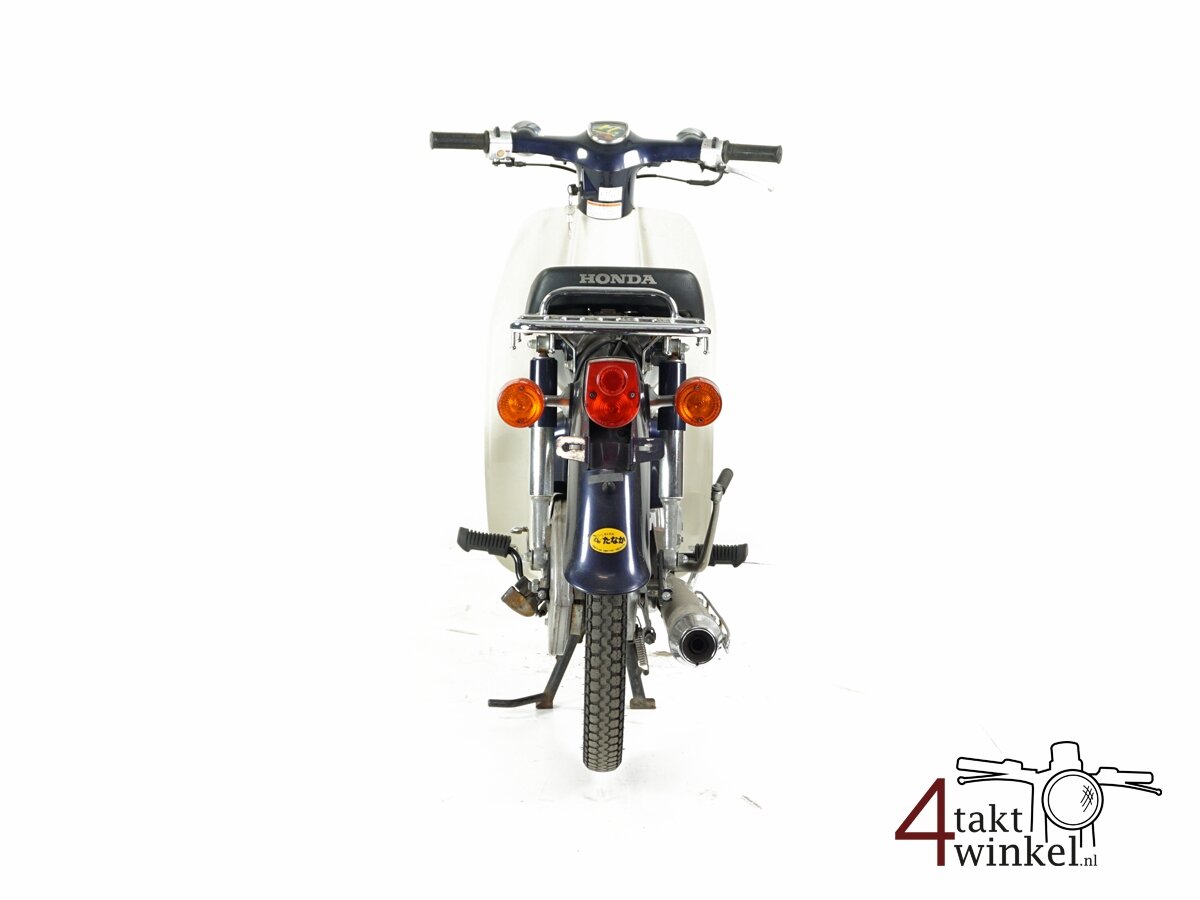 VERKOCHT ! Honda C50, blauw, 8419km