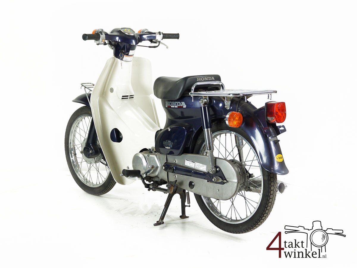 VERKOCHT ! Honda C50, blauw, 8419km