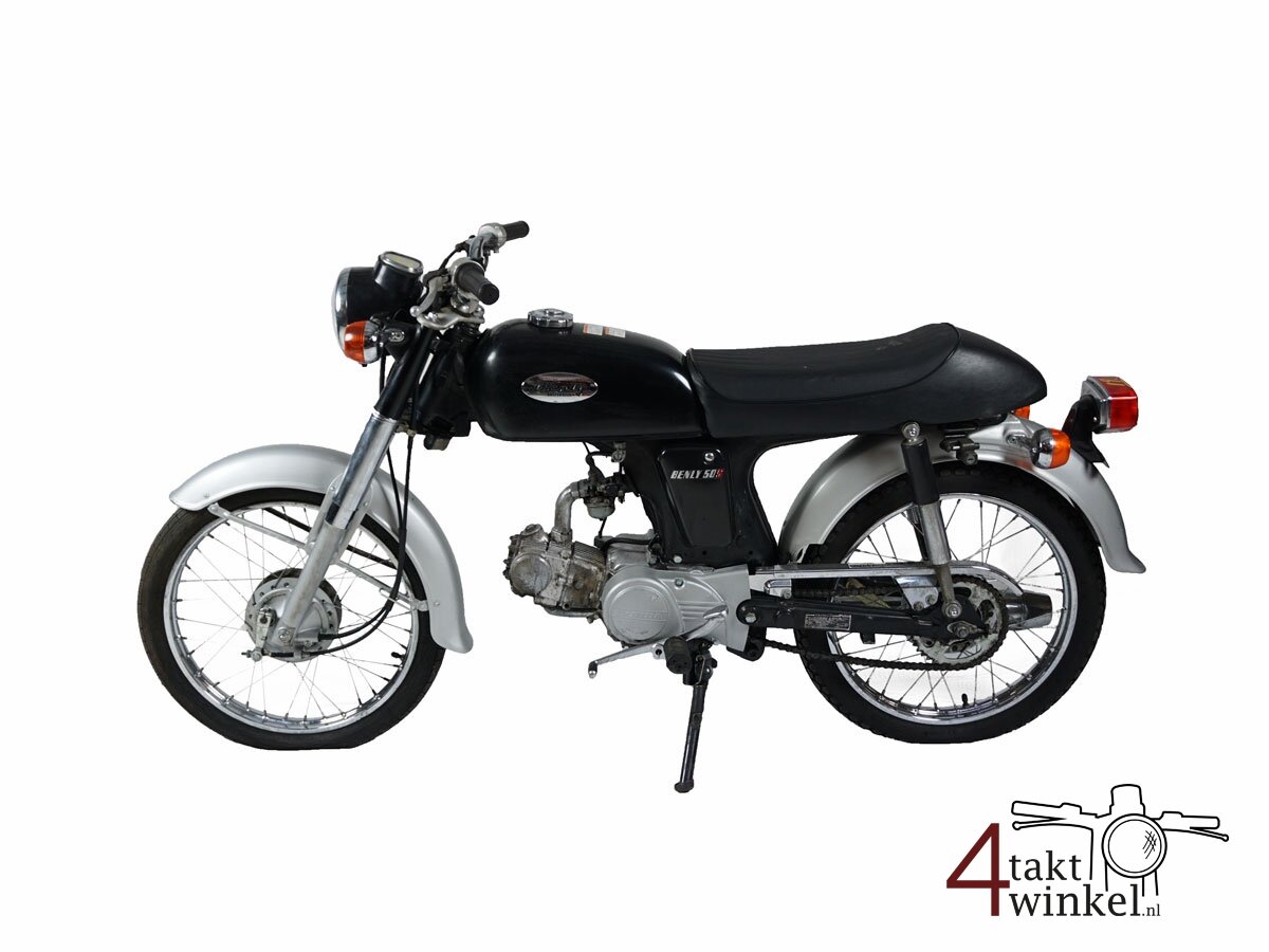 VERKOCHT Honda CD50s, zwart, 7012km