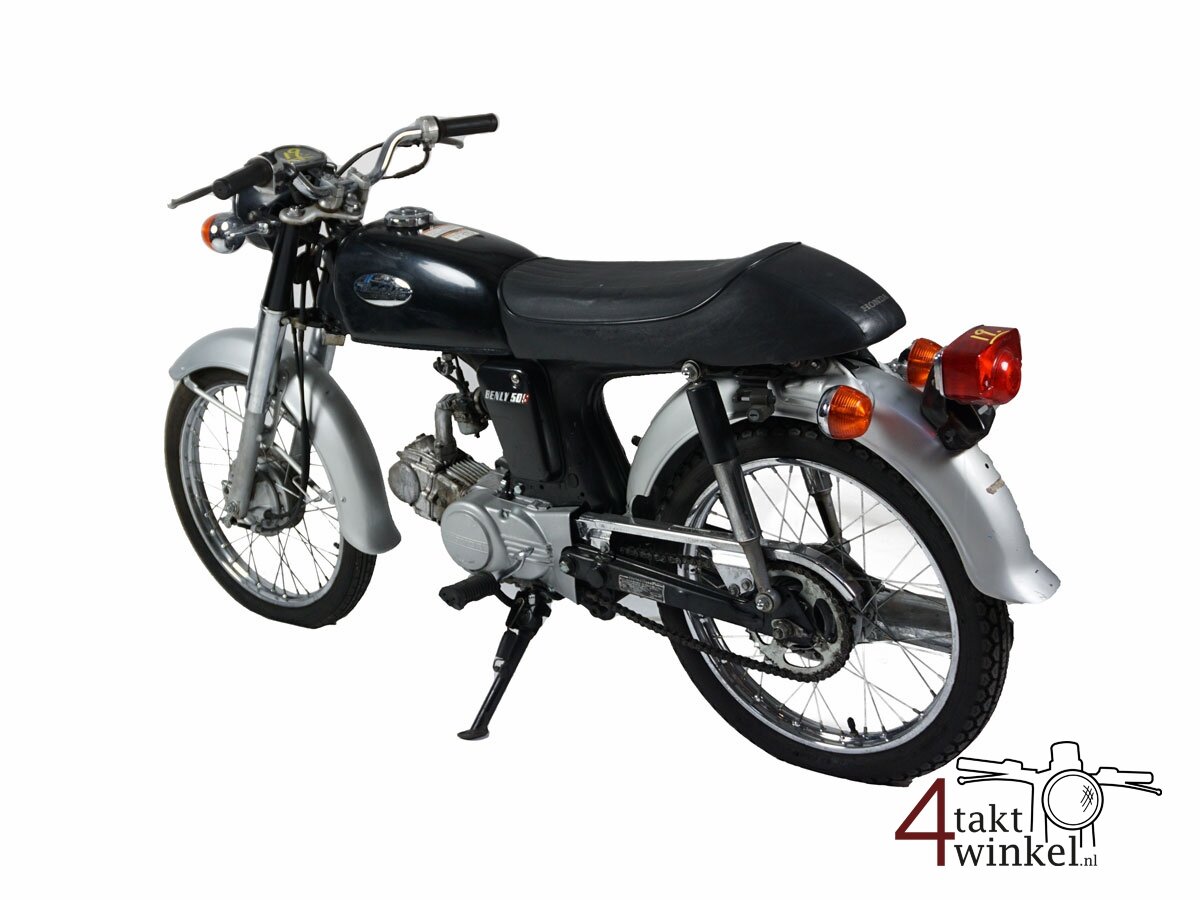 VERKOCHT Honda CD50s, zwart, 7012km