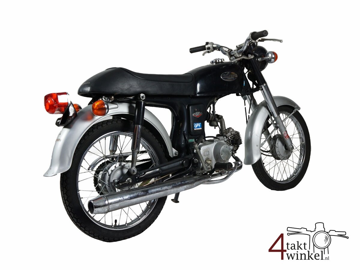 VERKOCHT Honda CD50s, zwart, 7012km