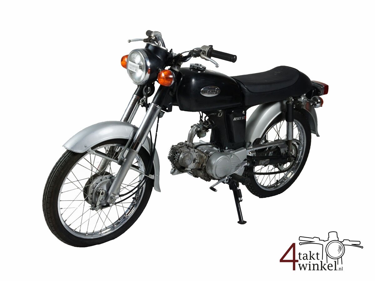 VERKOCHT Honda CD50s, zwart, 7012km