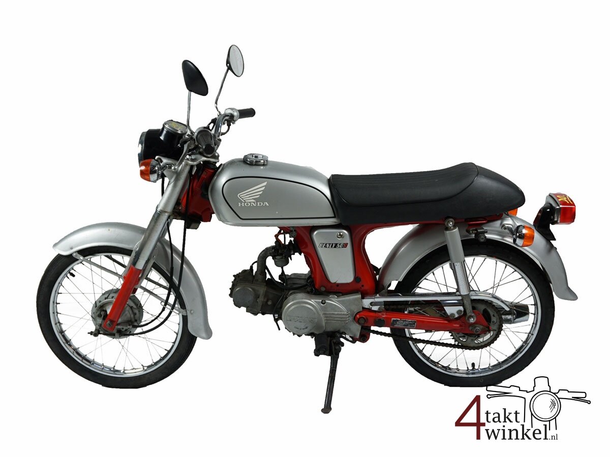VERKOCHT! Honda CD50S, rood, 13926km