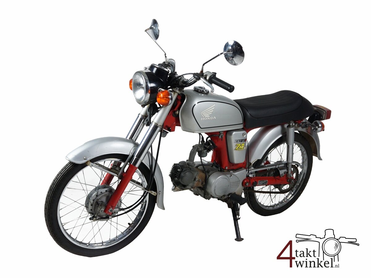 VERKOCHT! Honda CD50s, rood-zilver, 18423km