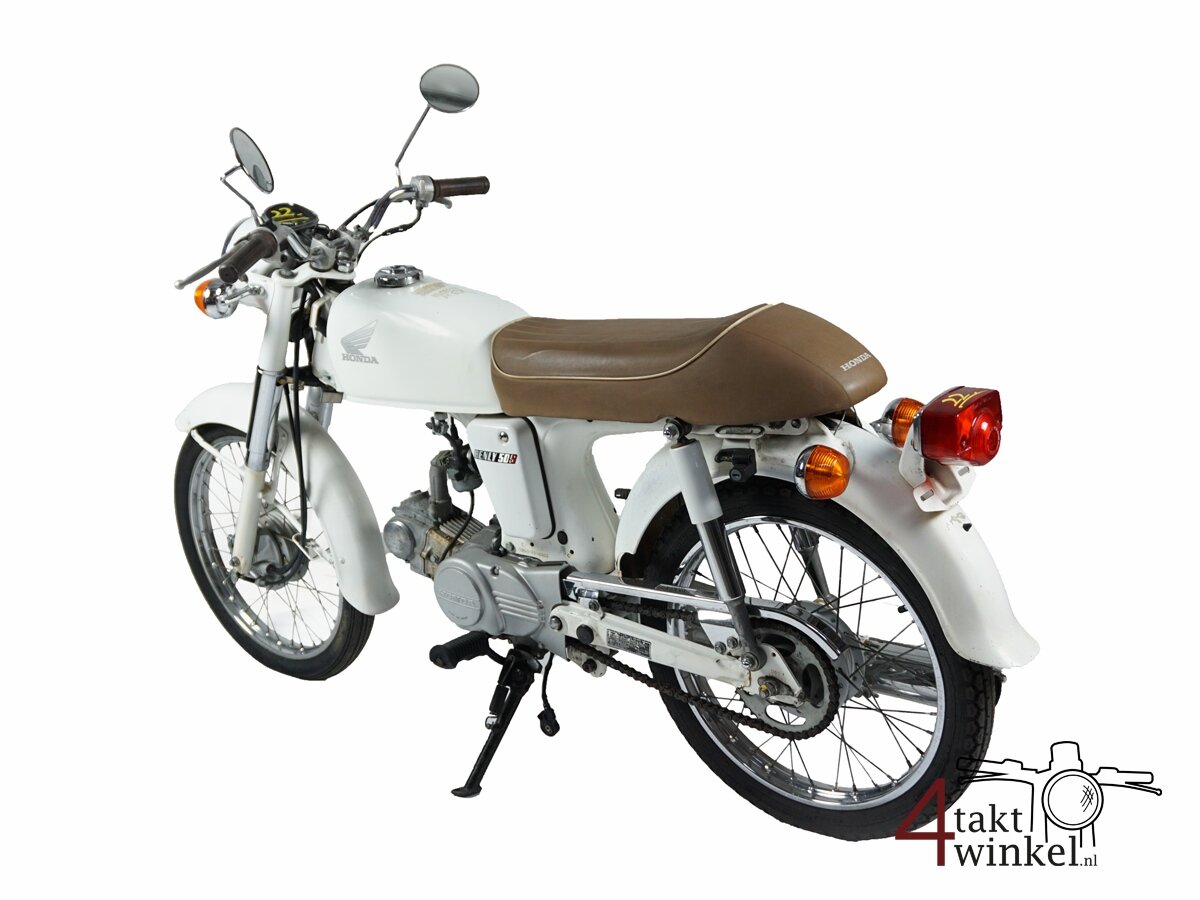 VERKOCHT ! Honda CD50s, wit, 5914km