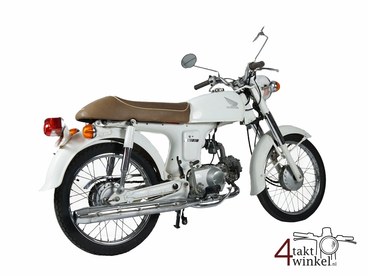 VERKOCHT ! Honda CD50s, wit, 5914km