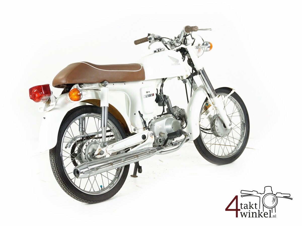 VERKOCHT ! Honda CD50s, wit, 8702km