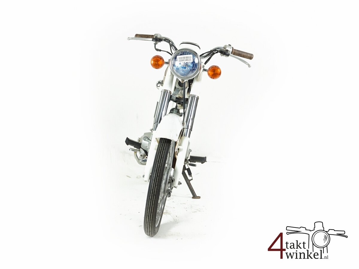 VERKOCHT ! Honda CD50s, wit, 8702km