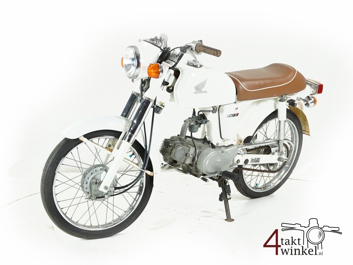 VERKOCHT ! Honda CD50s, wit, 8702km