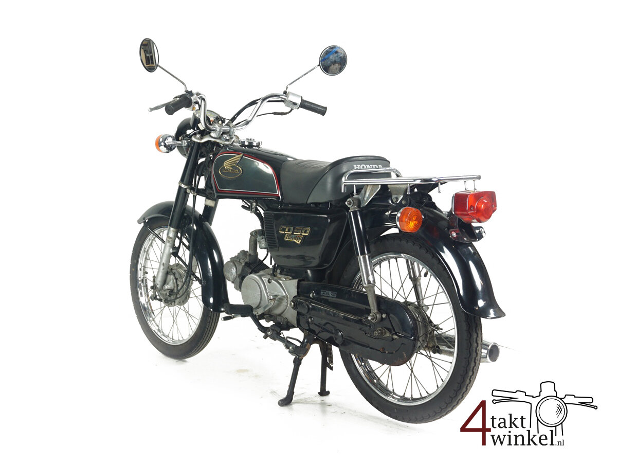 Verkocht ! Honda CD50, zwart, 3681km