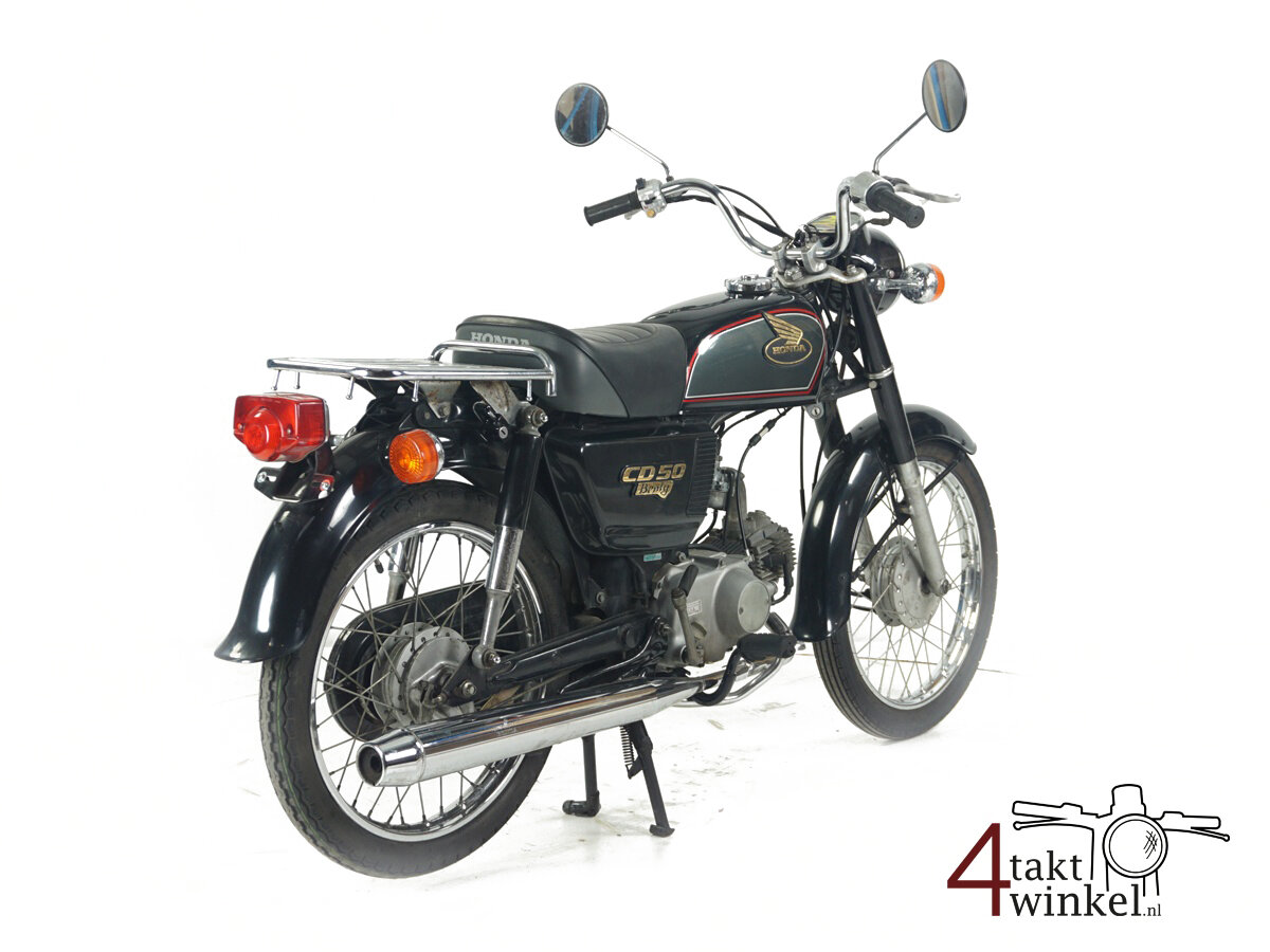 Verkocht ! Honda CD50, zwart, 3681km
