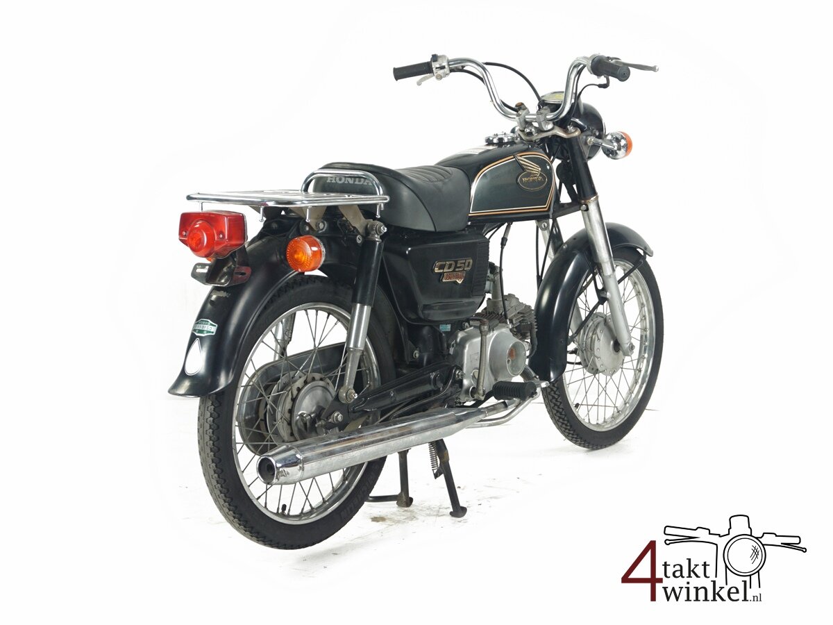 VERKOCHT ! Honda CD50, zwart, 16484km
