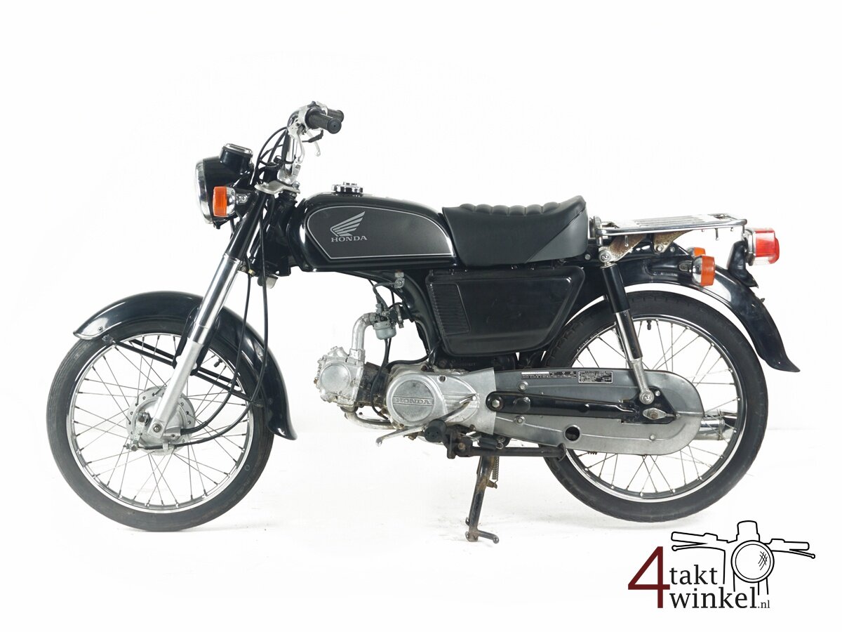 VERKOCHT Honda CD50, zwart, 11379km
