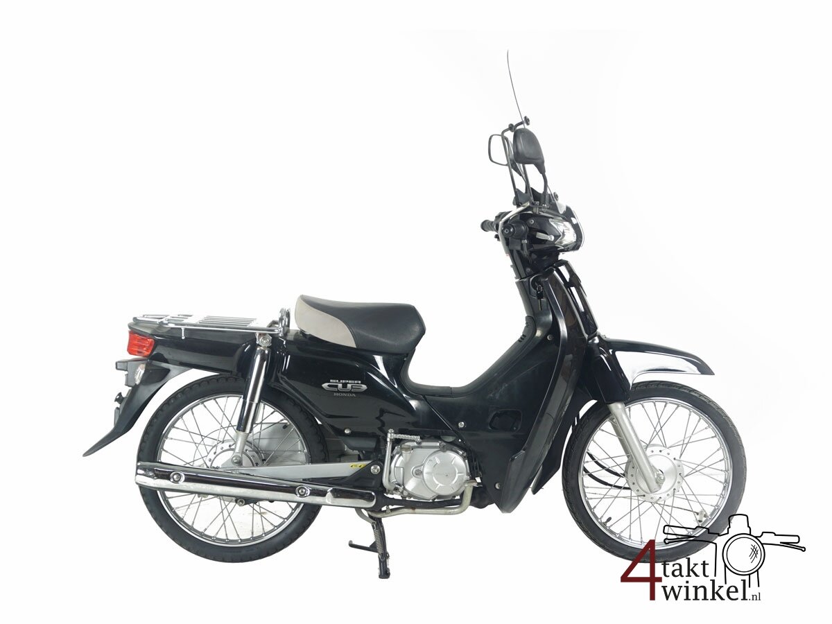 VERKOCHT ! Honda C50, zwart, 15319km