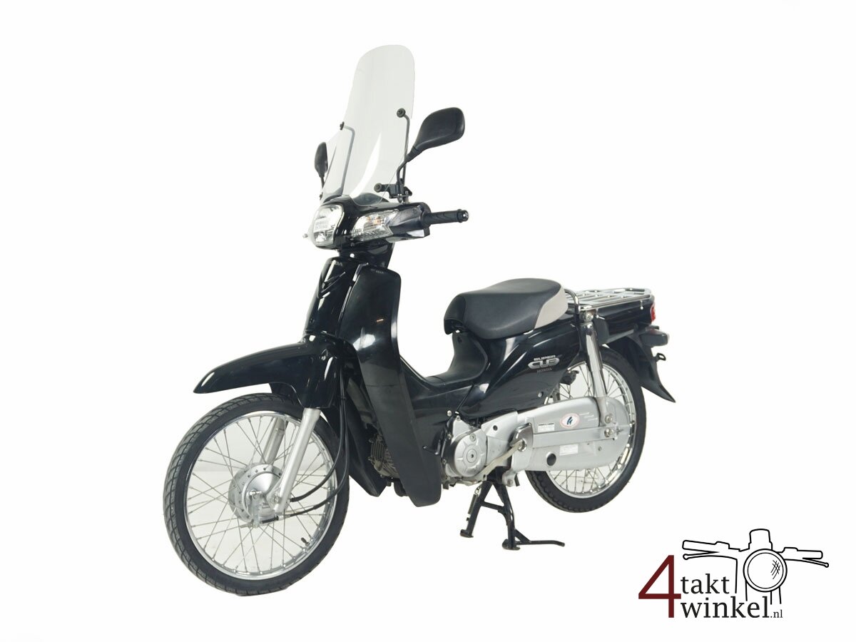 VERKOCHT ! Honda C50, zwart, 15319km