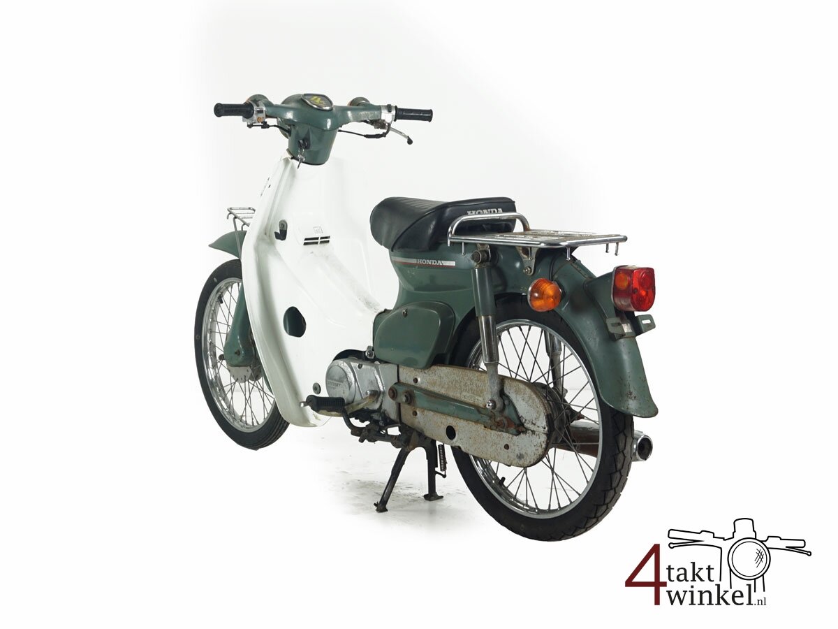 VERKOCHT ! Honda C50 6v, groen, 13308km