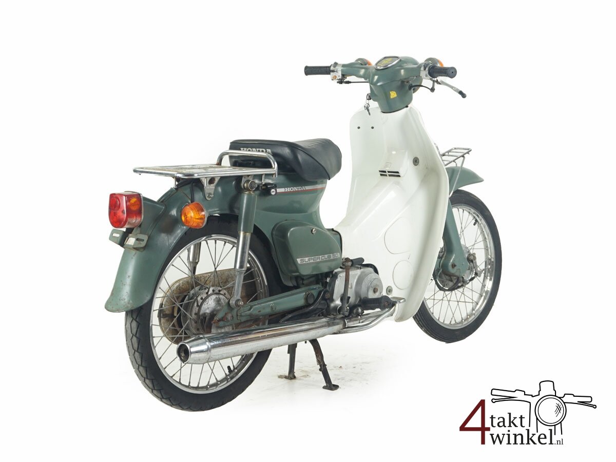 VERKOCHT ! Honda C50 6v, groen, 13308km