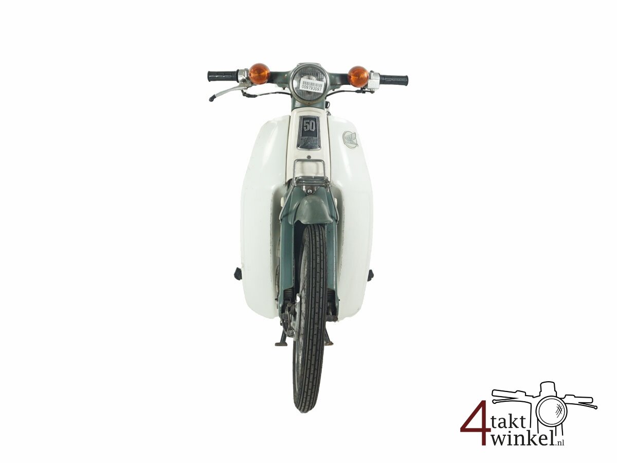 VERKOCHT ! Honda C50 6v, groen, 13308km