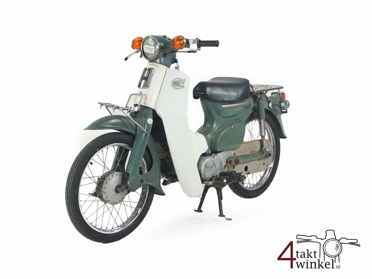 VERKOCHT ! Honda C50 6v, groen, 13308km