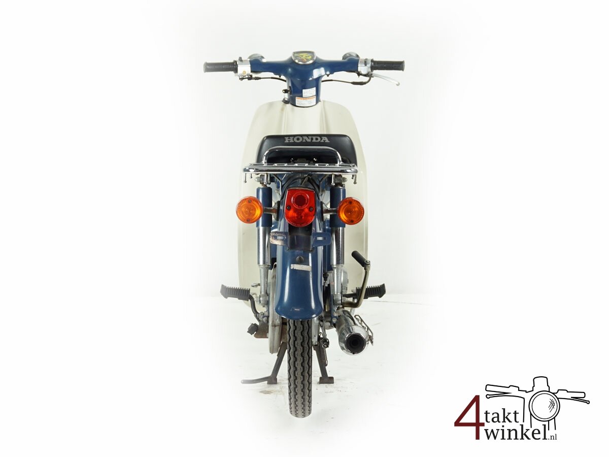 VERKOCHT Honda C50, Blauw, 7879km