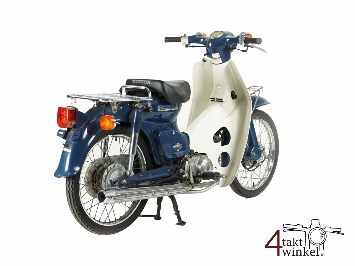 VERKOCHT Honda C50, Blauw, 7879km