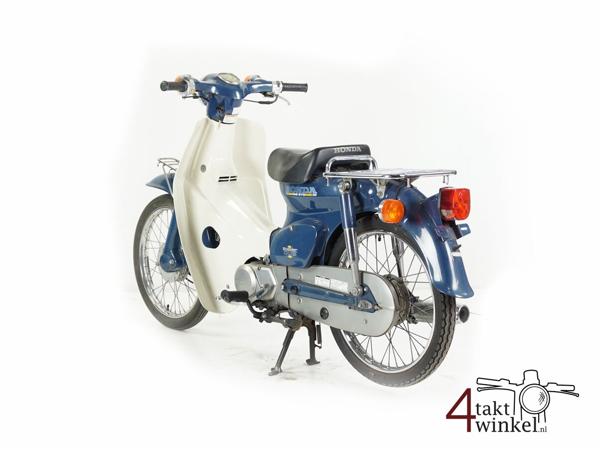 VERKOCHT Honda C50, Blauw, 7879km