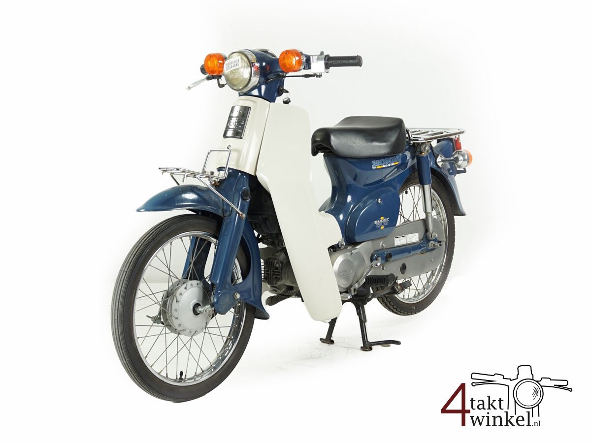 VERKOCHT Honda C50, Blauw, 7879km